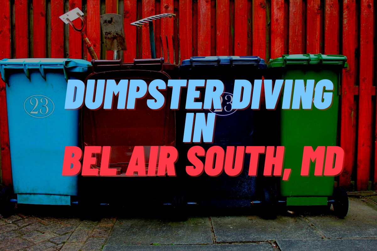 Dumpster Diving In Bel Air South, MD