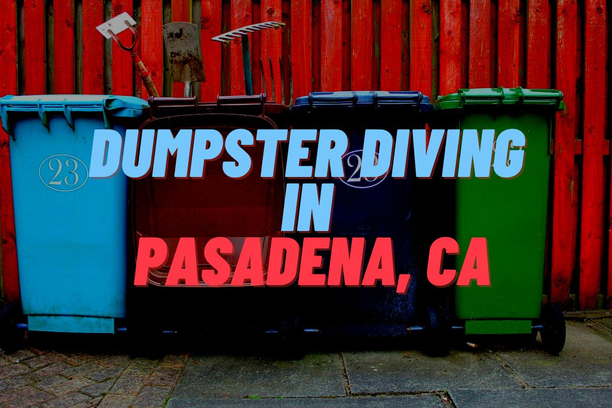 Dumpster Diving In Pasadena, CA
