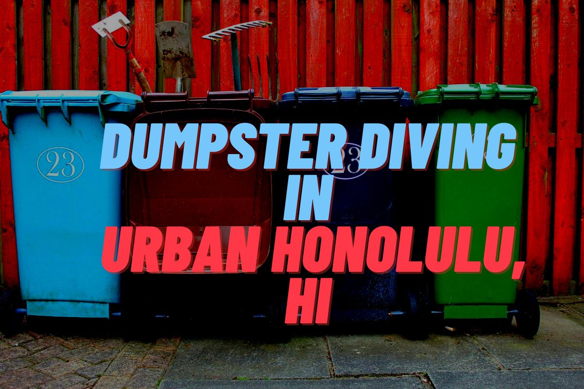 Dumpster Diving In Urban Honolulu, HI